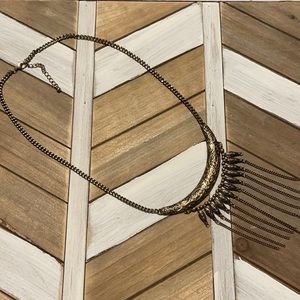 Pretty Bronze Boho Statement Necklace!!
